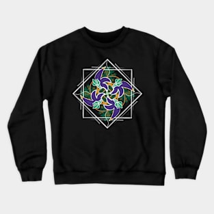 Geometric flora Crewneck Sweatshirt